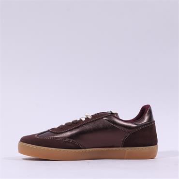 Victoria Berlin Metallic Gumsole Trainer - Mocca Metallic
